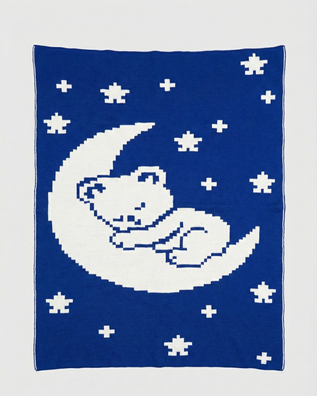 Babydecke Luna - aus 100% extrafeiner Merinowolle (65x75 cm)