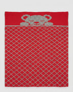 Babydecke Bruno - aus 100% extrafeiner Merinowolle (65x75 cm)
